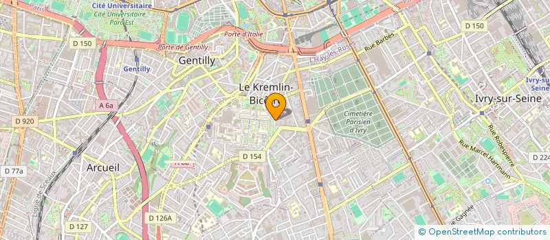 localisation de l'entreprise SCI AGEVA  LE KREMLIN-BICETRE