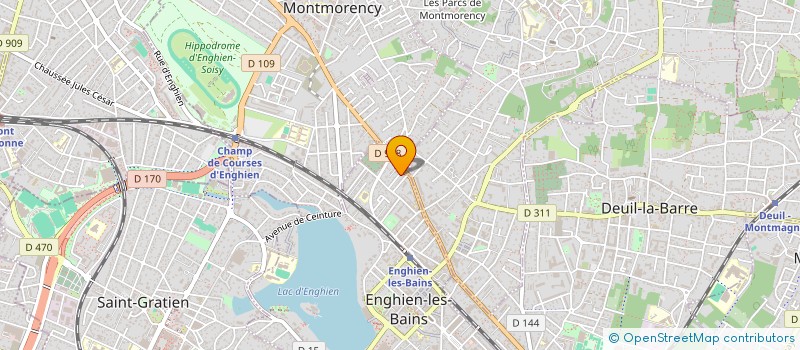localisation de l'entreprise SCI AGEZ à ENGHIEN-LES-BAINS