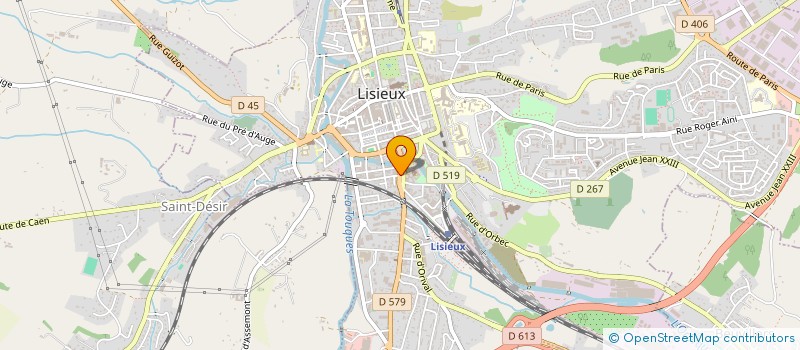 localisation de l'entreprise SCI AGFM à LISIEUX
