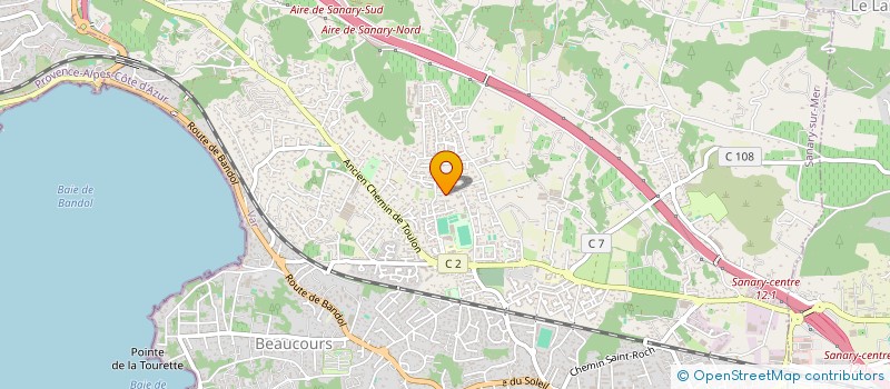 localisation de l'entreprise SCI AGFP à SANARY-SUR-MER