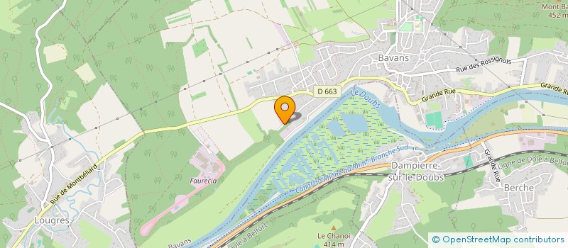 localisation de l'entreprise SCI AGHEPI  BAVANS