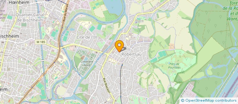 localisation de l'entreprise SCI AGHIMMO  STRASBOURG