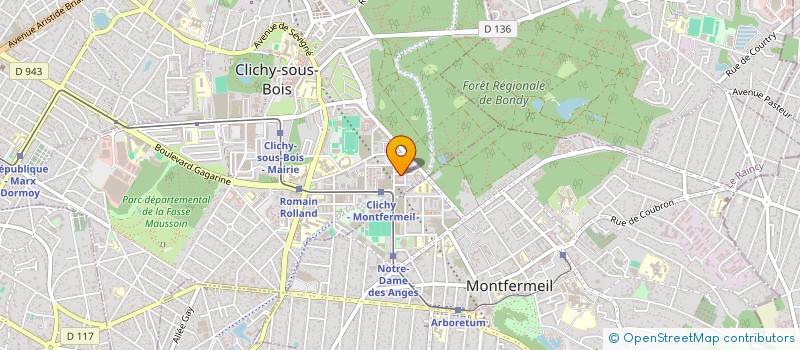 localisation de l'entreprise SCI AGI à CLICHY SOUS BOIS