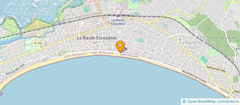 localisation de l'entreprise SCI AGI DCO  LA BAULE-ESCOUBLAC