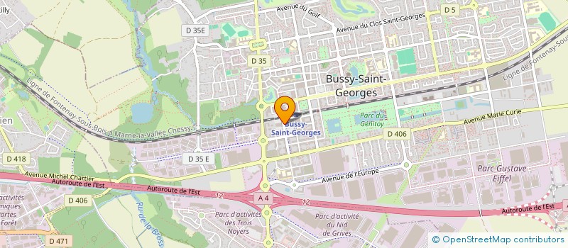 localisation de l'entreprise SCI AGIATO PESS  BUSSY-SAINT-GEORGES