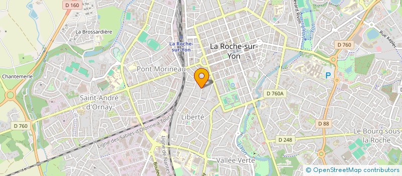 localisation de l'entreprise SCI AGIBET  LA ROCHE-SUR-YON