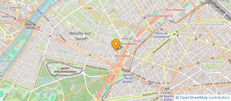 localisation de l'entreprise SCI AGICAP à NEUILLY-SUR-SEINE