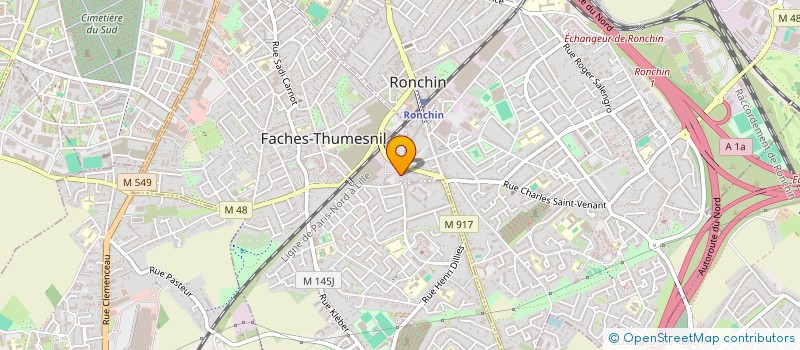 localisation de l'entreprise SCI AGIHEL  FACHES-THUMESNIL