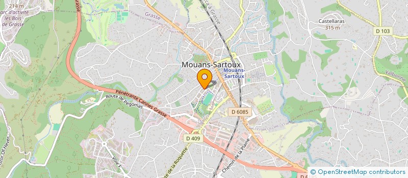 localisation de l'entreprise SCI AGIL à MOUANS-SARTOUX