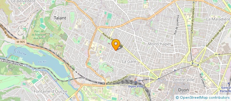 localisation de l'entreprise SCI AGIL à DIJON
