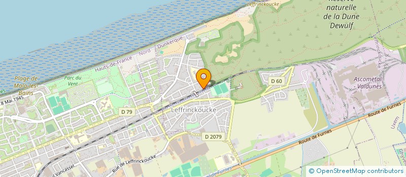 localisation de l'entreprise SCI AGILEU  LEFFRINCKOUCKE