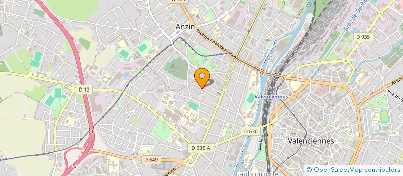 localisation de l'entreprise SCI AGIM  VALENCIENNES