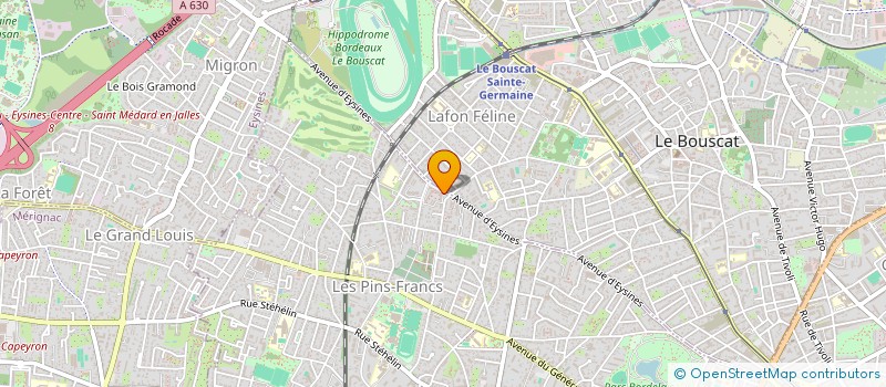 localisation de l'entreprise SCI AGIM33  BORDEAUX