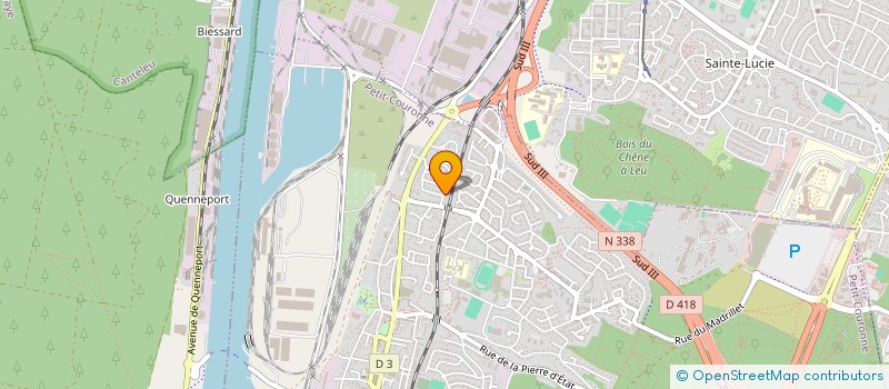 localisation de l'entreprise SCI AGIMMO  PETIT-COURONNE