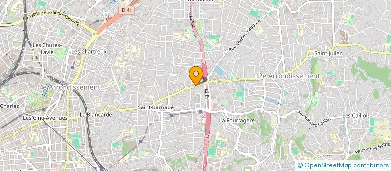 localisation de l'entreprise SCI AGIMMO à MARSEILLE