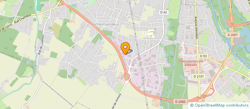 localisation de l'entreprise SCI AGIR à VILLEMANDEUR