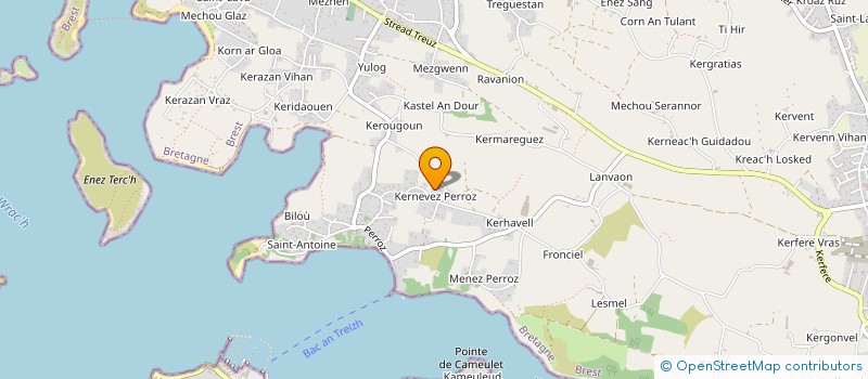 localisation de l'entreprise SCI AGIR  PLOUGUERNEAU