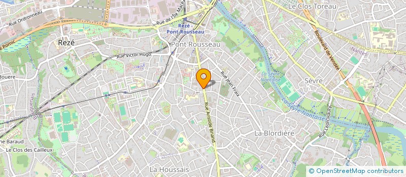 localisation de l'entreprise SCI AGIR  REZE