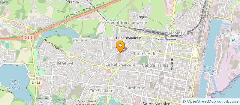 localisation de l'entreprise SCI AGIR à SAINT-NAZAIRE