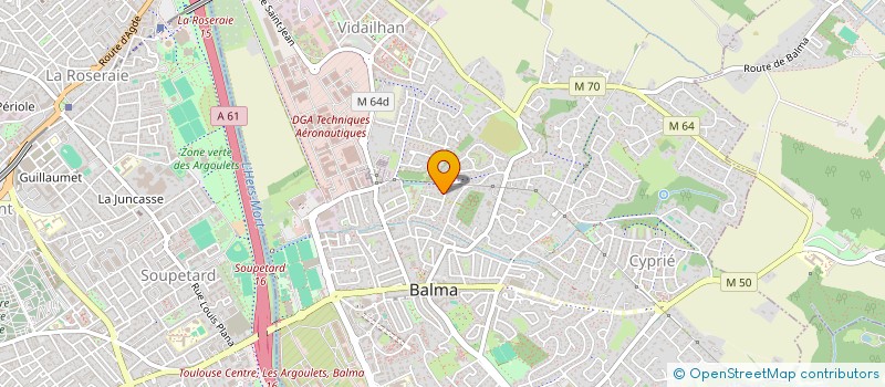 localisation de l'entreprise SCI AGIR  BALMA