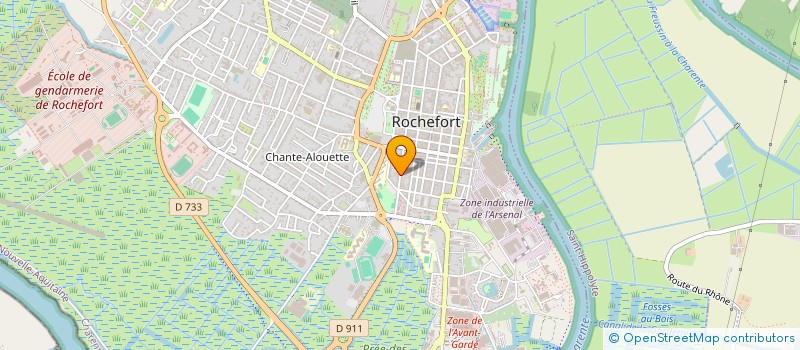 localisation de l'entreprise SCI AGIR IMMO  ROCHEFORT