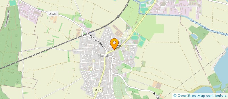 localisation de l'entreprise SCI AGIR3  HRDT