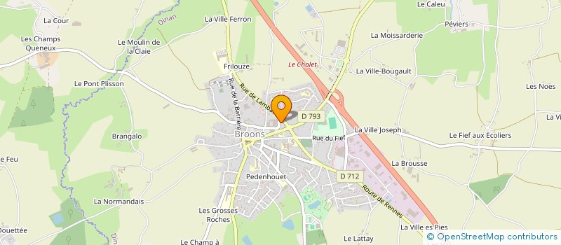 localisation de l'entreprise SCI AGKM  BROONS