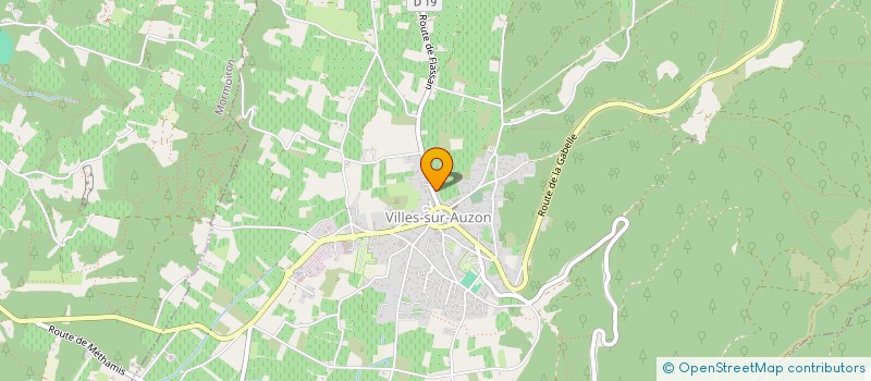 localisation de l'entreprise SCI AGL  VILLES-SUR-AUZON