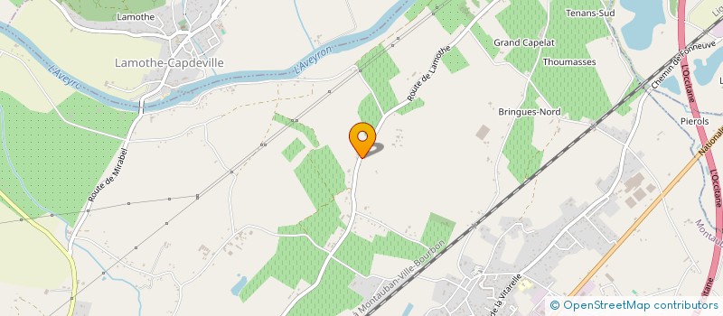 localisation de l'entreprise SCI AGL  MONTAUBAN