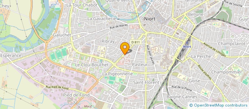 localisation de l'entreprise SCI AGLAE à NIORT