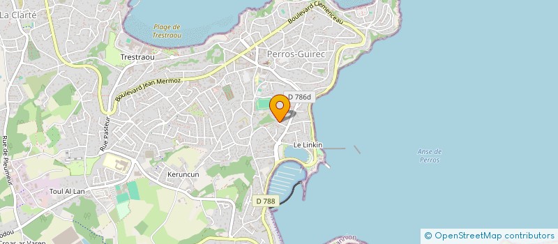 localisation de l'entreprise SCI AGLB  PERROS-GUIREC