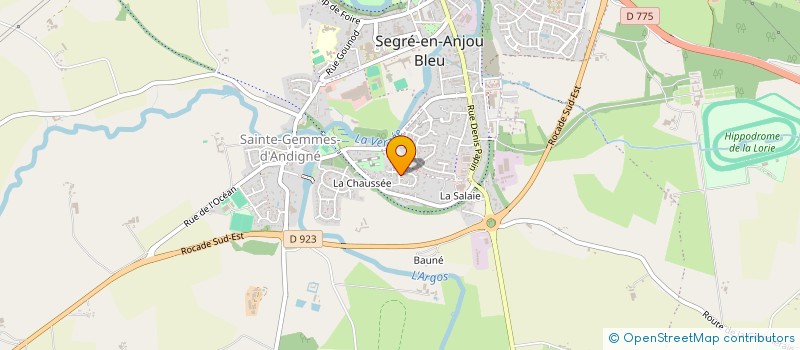 localisation de l'entreprise SCI AGLOU à SEGRE-EN-ANJOU BLEU