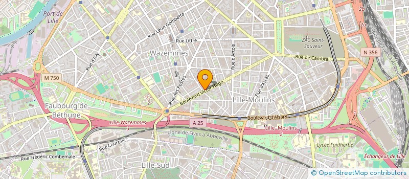 localisation de l'entreprise SCI AGLY à LILLE