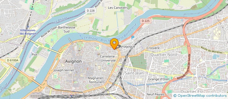 localisation de l'entreprise SCI AGM  AVIGNON