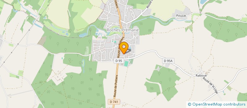 localisation de l'entreprise SCI AGM  ROCHES-PREMARIE-ANDILLE