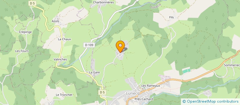 localisation de l'entreprise SCI AGMA  LURIECQ