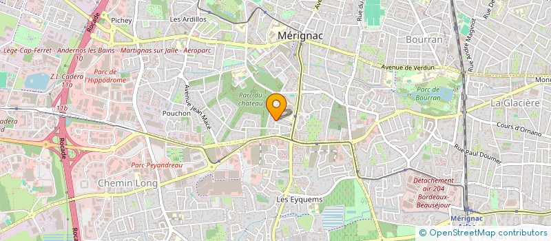 localisation de l'entreprise SCI AGMAR  MERIGNAC