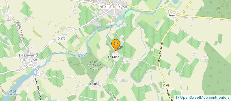 localisation de l'entreprise SCI AGMD à LYS-HAUT-LAYON