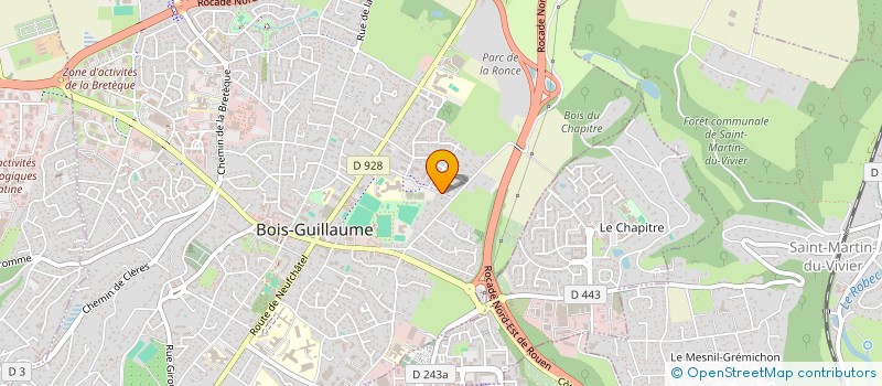 localisation de l'entreprise SCI AGMO  BOIS-GUILLAUME