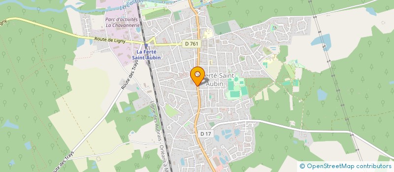 localisation de l'entreprise SCI AGMOS6T  LA FERTE SAINT-AUBIN