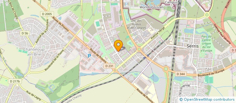 localisation de l'entreprise SCI AGMR 888  MONTEVRAIN