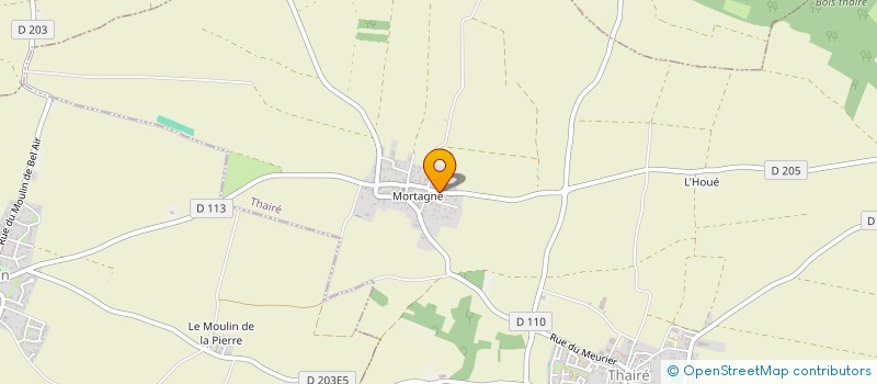 localisation de l'entreprise SCI AGMR  THAIRE