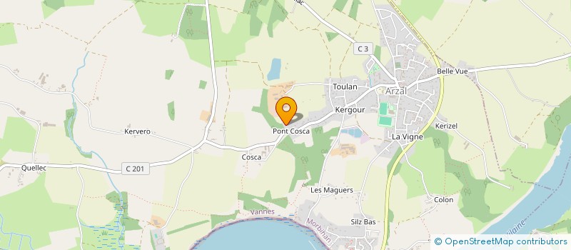 localisation de l'entreprise SCI AGN IMMO  ARZAL