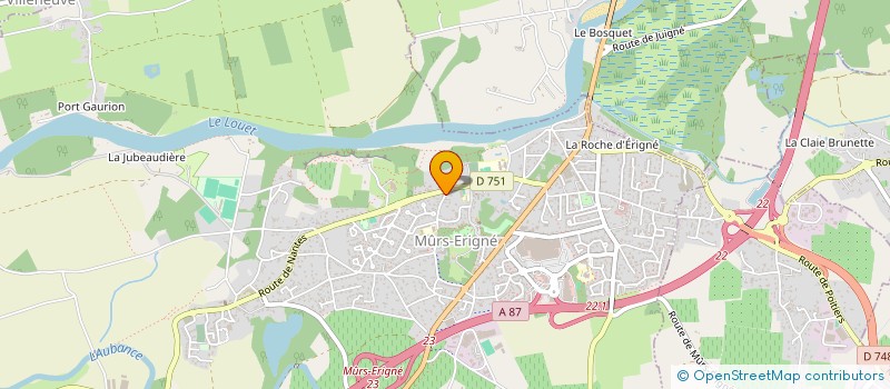 localisation de l'entreprise SCI AGNEL  MURS-ERIGNE