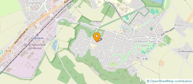 localisation de l'entreprise SCI AGNELO  LE MESNIL-SAINT-DENIS