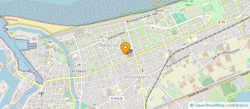 localisation de l'entreprise SCI AGNERAY à DUNKERQUE