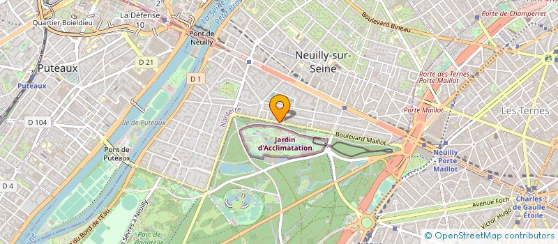 localisation de l'entreprise SCI AGNES à NEUILLY-SUR-SEINE