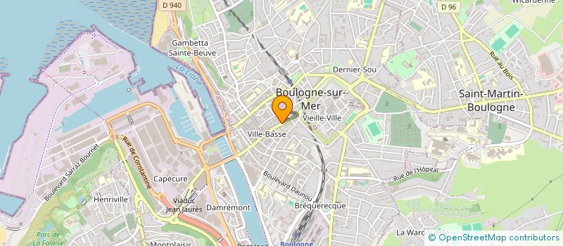 localisation de l'entreprise SCI AGNES à BOULOGNE-SUR-MER