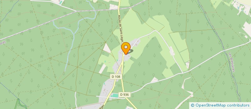 localisation de l'entreprise SCI AGNES BASSES MASURES  POIGNY-LA-FORET