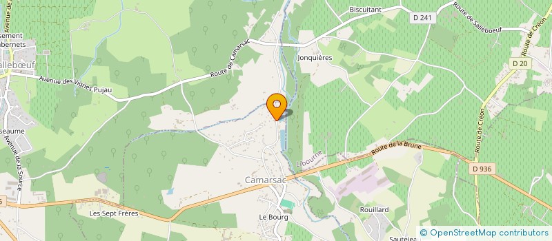 localisation de l'entreprise SCI AGNES D  CAMARSAC